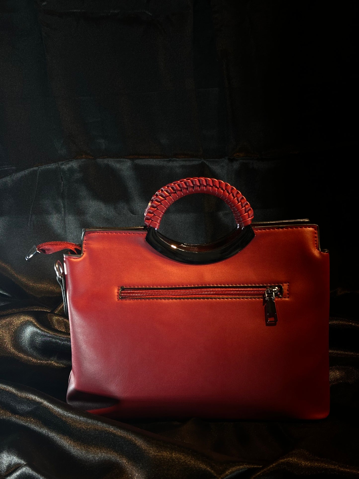 Red Quilted Handbag – Bold & Confident Carry