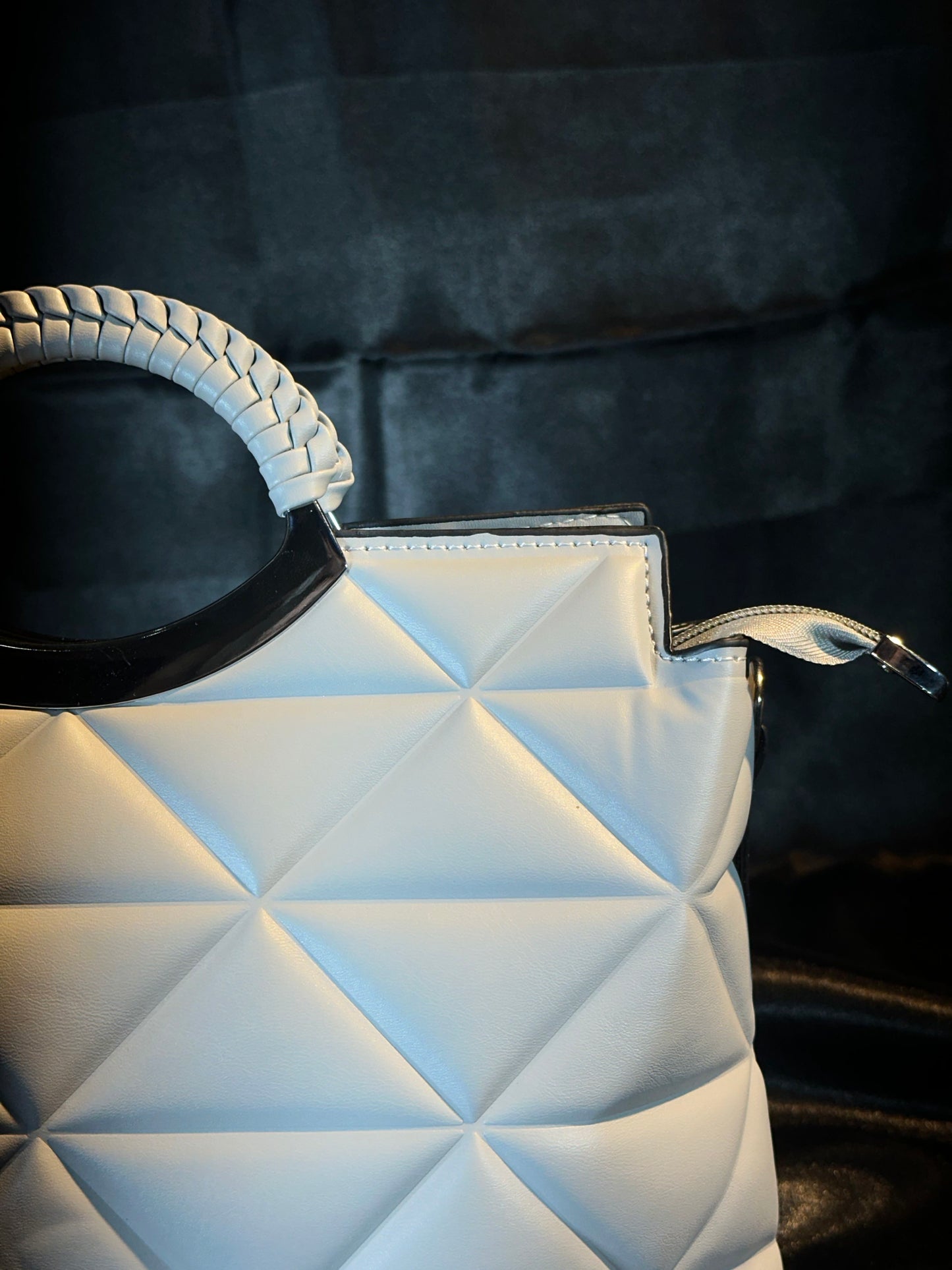 Silver Quilted Handbag – Shine for Every Occasion