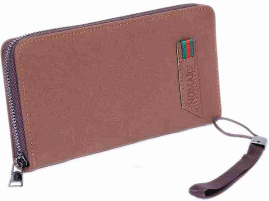 Unisex Leather Wallet: Premium Zipper Design for Men and Women