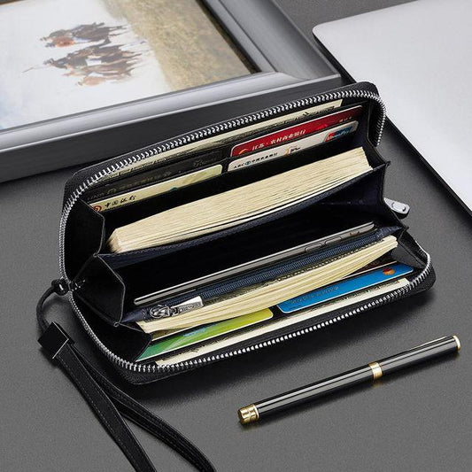 Unisex PU Leather Wallet: Premium Long Design for Men and Women