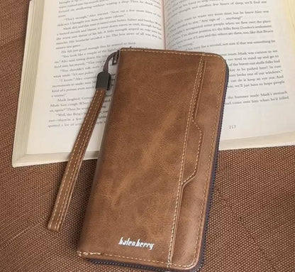 Unisex PU Leather Wallet: Premium Long Design for Men and Women