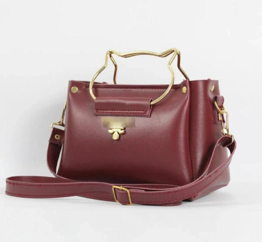 PU Leather Handbag → Daily College Carry